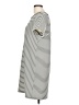 Everly Stripes Ivory Casual Dress Size L - photo 5