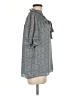 Pleione 100% Polyester Gray 3/4 Sleeve Blouse Size M - photo 4