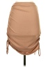Gaze Solid Tan Casual Skirt Size S - photo 2