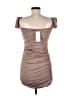 TOBI Solid Tan Cocktail Dress Size M - photo 2