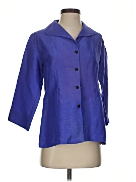 Deborah Parker 3/4 Sleeve Silk Top