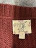 Hippie Rose 100% Acrylic Burgundy Pullover Sweater Size L - photo 7