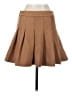 Francesca's Solid Tan Casual Skirt Size S - photo 2
