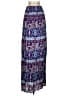 Forever 21 100% Rayon Print Blue Casual Skirt Size S - photo 1
