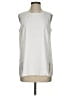 Athleta Silver White Sleeveless Blouse Size S - photo 1