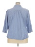 St. John's Bay Blue 3/4 Sleeve Button-Down Shirt Size 2X - photo 2