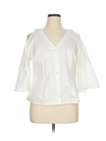 Boston Proper 3/4 Sleeve Blouse (view 1)