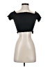 Cotton Candy Black Short Sleeve Top Size S - photo 1