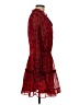 NSR 100% Polyester Paisley Red Casual Dress Size M - photo 4