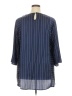 Suzanne Betro 100% Polyester Blue 3/4 Sleeve Blouse Size 2X - photo 2