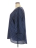 Suzanne Betro 100% Polyester Blue 3/4 Sleeve Blouse Size 2X - photo 5