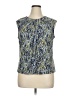 Kasper Blue Sleeveless Blouse Size XL (petite) - photo 1