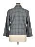 Brass Plaid Gray Blazer Size 14 - photo 2