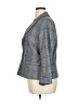 Brass Plaid Gray Blazer Size 14 - photo 5