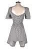Shein Checkered-gingham Gray Romper Size 2 - photo 2