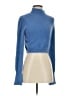 Shein 100% Polyamide Blue Turtleneck Sweater Size 4 - photo 1