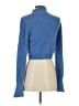 Shein 100% Polyamide Blue Turtleneck Sweater Size 4 - photo 2