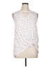 Viamor White Sleeveless T-Shirt Size L - photo 1