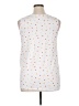 Viamor White Sleeveless T-Shirt Size L - photo 2