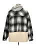 Spoon Jeans 100% Polyester Plaid Gray Jacket Size 2X - photo 2