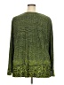 Rafael 100% Polyester Green Long Sleeve Blouse Size 3X - photo 2