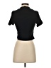 BCBGeneration Black Short Sleeve Top Size S - photo 2