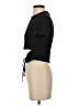 BCBGeneration Black Short Sleeve Top Size S - photo 5