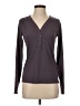 Athleta Solid Gray Long Sleeve Henley Size S - photo 1