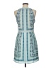 BCBGMAXAZRIA 100% Polyester Print Blue Casual Dress Size 8 - photo 2
