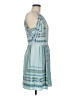 BCBGMAXAZRIA 100% Polyester Print Blue Casual Dress Size 8 - photo 4