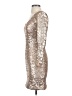 BCBGMAXAZRIA Metallic Silver Cocktail Dress Size XS - photo 5