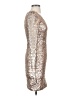 BCBGMAXAZRIA Metallic Silver Cocktail Dress Size XS - photo 4