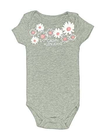 CALVIN KLEIN JEANS Short Sleeve Onesie (view 1)