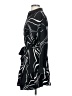 Nine West 100% Polyester Graphic Black Casual Dress Size S - photo 5