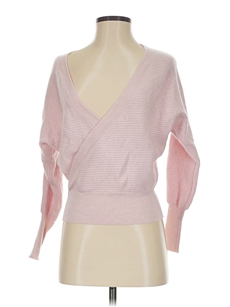 Pre-owned 27 Miles Cashmere Cardigan Sweater In Pink