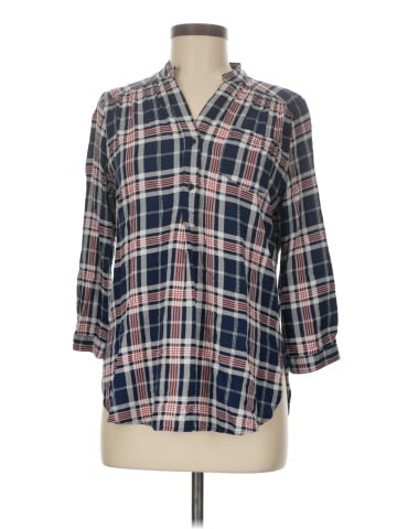 Fun2Fun 3/4 Sleeve Button-Down Shirt (view 1)