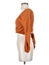 Zaful Orange 3/4 Sleeve Blouse Size S - photo 5