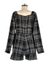Slate & Willow 100% Rayon Tweed Gray Romper Size L - photo 2