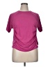 Assorted Brands Pink Short Sleeve Top Size 1X - photo 1