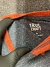 True Craft Tweed Gray Short Sleeve Henley Size 6 - photo 3