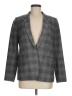 Massimo Dutti 100% Wool Plaid Gray Wool Blazer Size 8 - photo 1