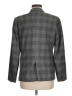 Massimo Dutti 100% Wool Plaid Gray Wool Blazer Size 8 - photo 2