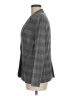 Massimo Dutti 100% Wool Plaid Gray Wool Blazer Size 8 - photo 5