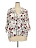 Lilian 100% Polyester Ivory 3/4 Sleeve Blouse Size 2X - photo 1