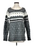 American Eagle Outfitters Print Gray Pullover Sweater Size S - photo 1