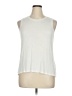 Halogen Ivory Sleeveless T-Shirt Size XL - photo 1
