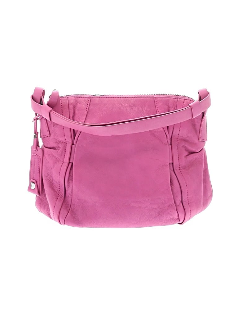 Pre-owned Francesco Biasia Leather Hobo Bag In Pink