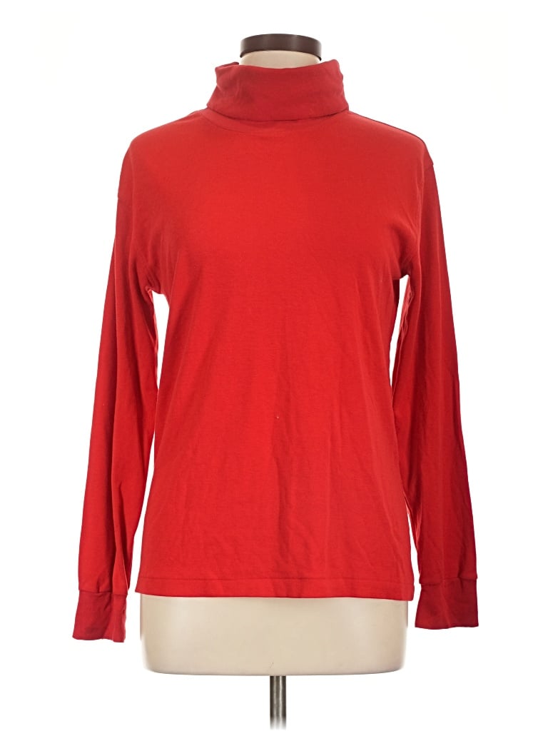 Pre-owned St. John's Bay Turtleneck Sweater In Red