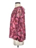 J.Crew 100% Silk Paisley Pink Long Sleeve Silk Top Size 0 - photo 5