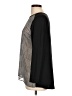 Fever Houndstooth Black Pullover Sweater Size L - photo 5